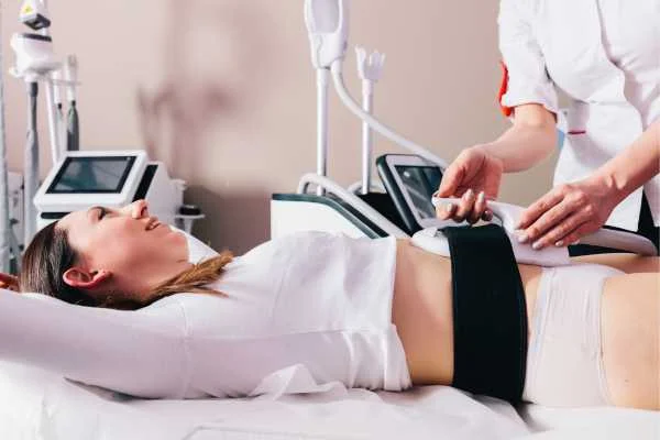 woman having body sculpting to help improve her body image and her mental health Sparkhill